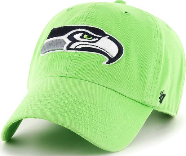 '47 Men's Seattle Seahawks Clean Up Green Adjustable Hat product image