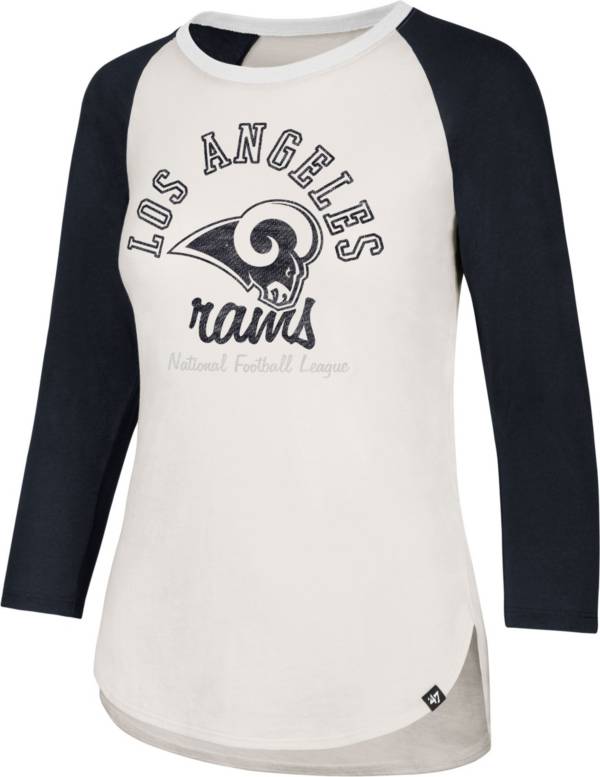 '47 Women's Los Angeles Rams Raglan Shirt