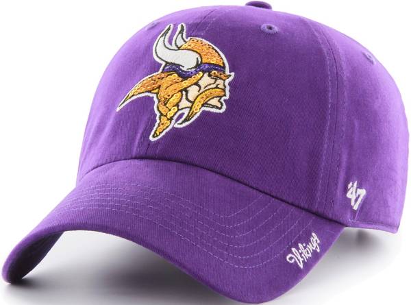 '47 Women's Minnesota Vikings Sparkle Clean Up Purple Adjustable Hat product image