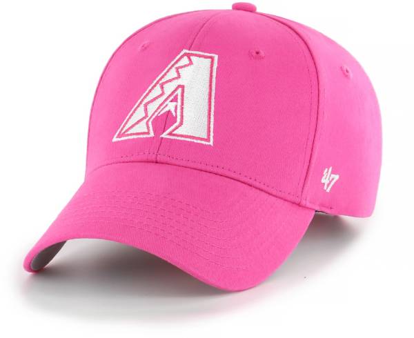 '47 Youth Girls' Arizona Diamondbacks Basic Pink Adjustable Hat product image