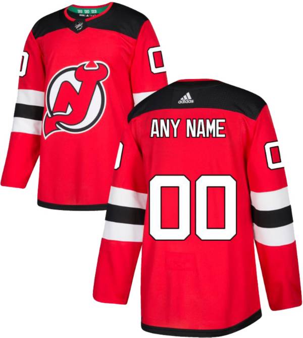 adidas Men's Custom New Jersey Devils Authentic Pro Home Jersey