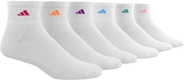 adidas Women's Athletic Quarter Socks - 6 Pack
