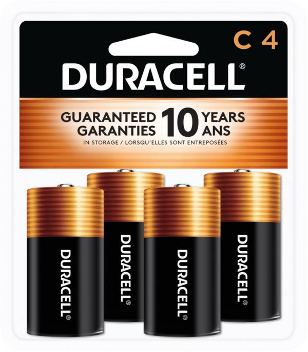 Duracell Coppertop C Alkaline Batteries – 4 Pack