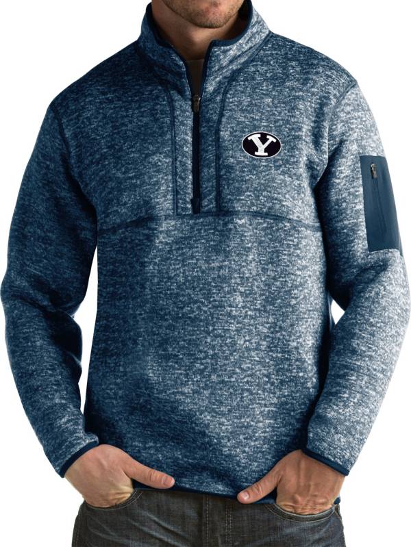 Antigua Men's BYU Cougars Blue Fortune Pullover Jacket product image