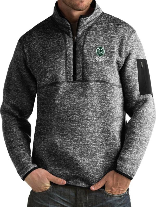 Antigua Men's Colorado State Rams Black Fortune Pullover Jacket