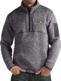 Antigua Men's Montana State Bobcats Grey Fortune Pullover Jacket