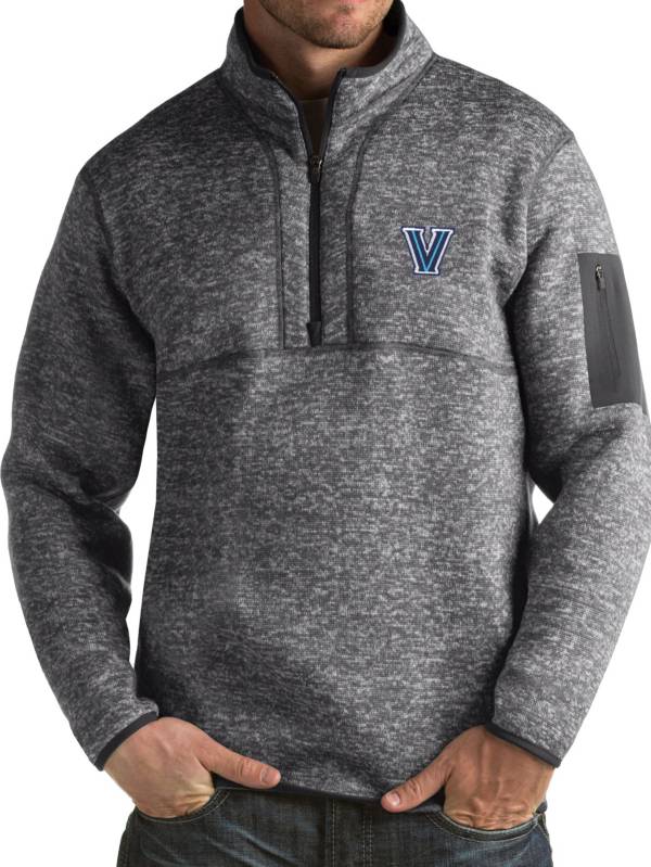 Antigua Men's Villanova Wildcats Grey Fortune Pullover Jacket