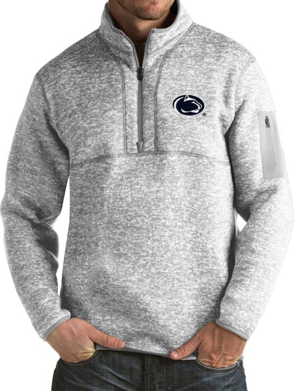 Antigua Men's Penn State Nittany Lions Grey Fortune Pullover Jacket product image