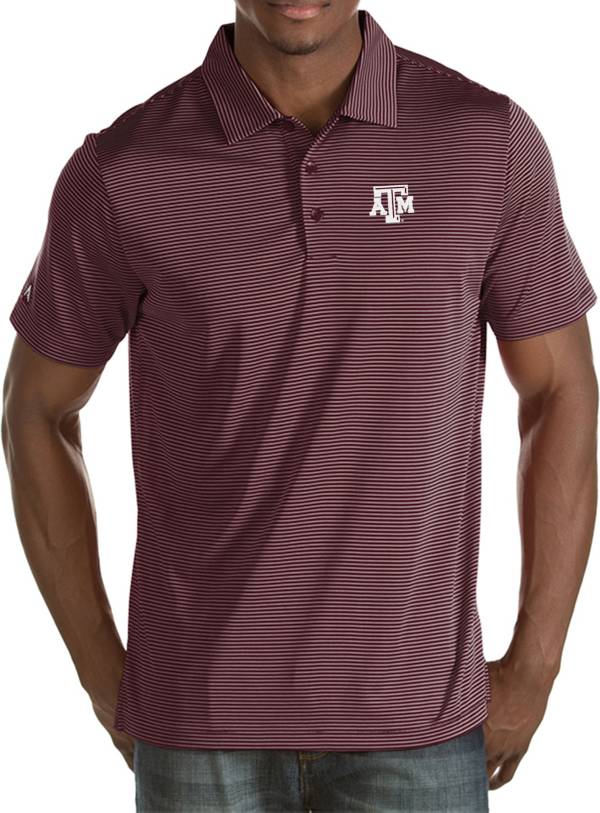 Antigua Men's Texas A&M Aggies Maroon Quest Polo