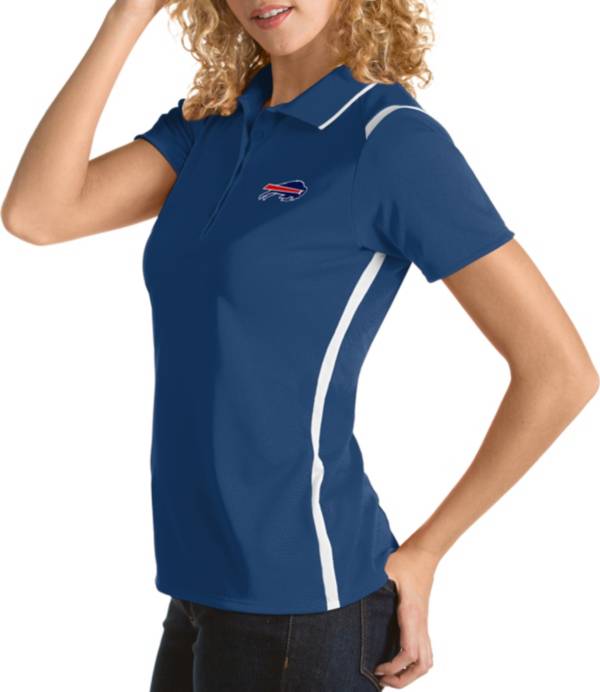 Antigua Women's Buffalo Bills Merit Royal Xtra-Lite Pique Polo