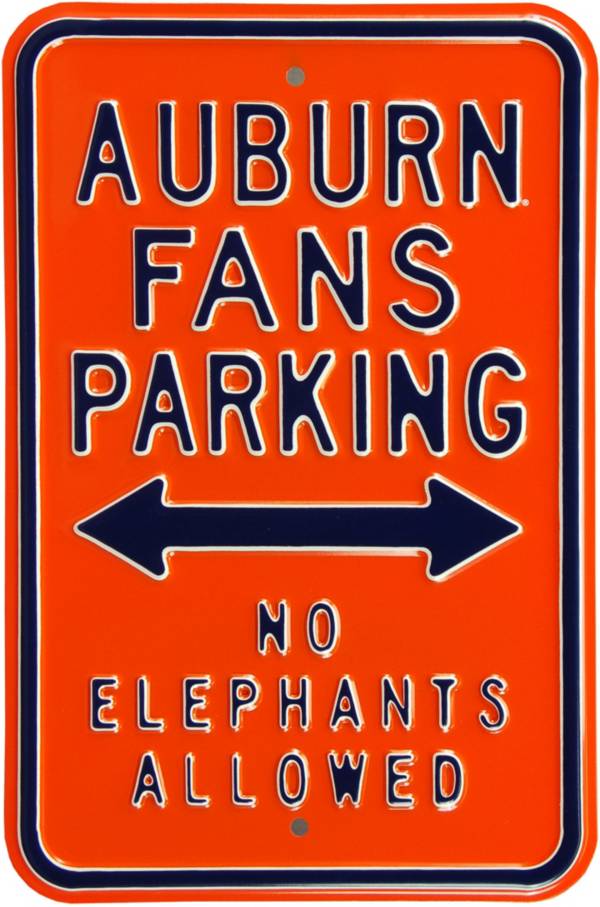 Authentic Street Signs Auburn Tigers Parking Sign