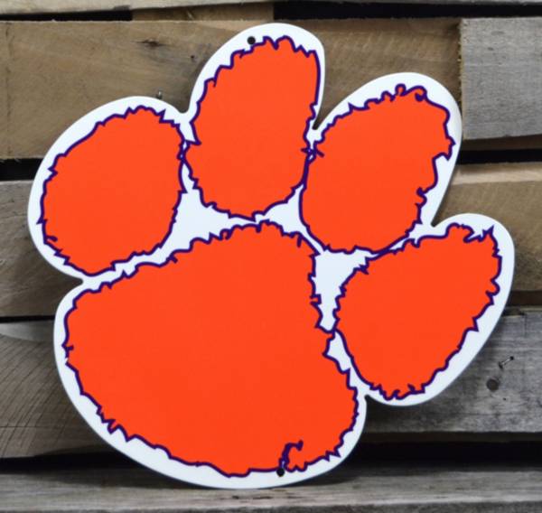 Authentic Street Signs Clemson Tigers Steel Logo Sign
