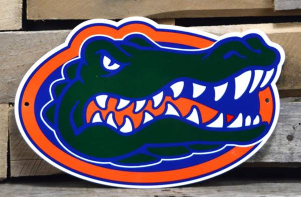 Authentic Street Signs Florida Gators Steel Logo Sign