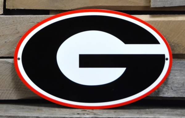 Authentic Street Signs Georgia Bulldogs Steel Logo Sign