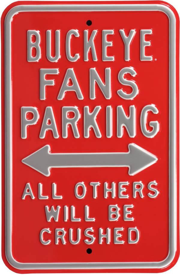 Authentic Street Signs Ohio State Buckeyes Parking Sign product image