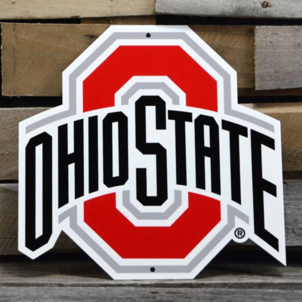 Authentic Street Signs Ohio State Buckeyes Steel Logo Sign