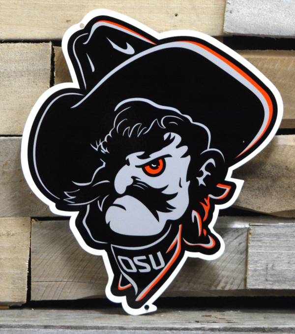 Authentic Street Signs Oklahoma State Cowboys Steel Mascot Sign