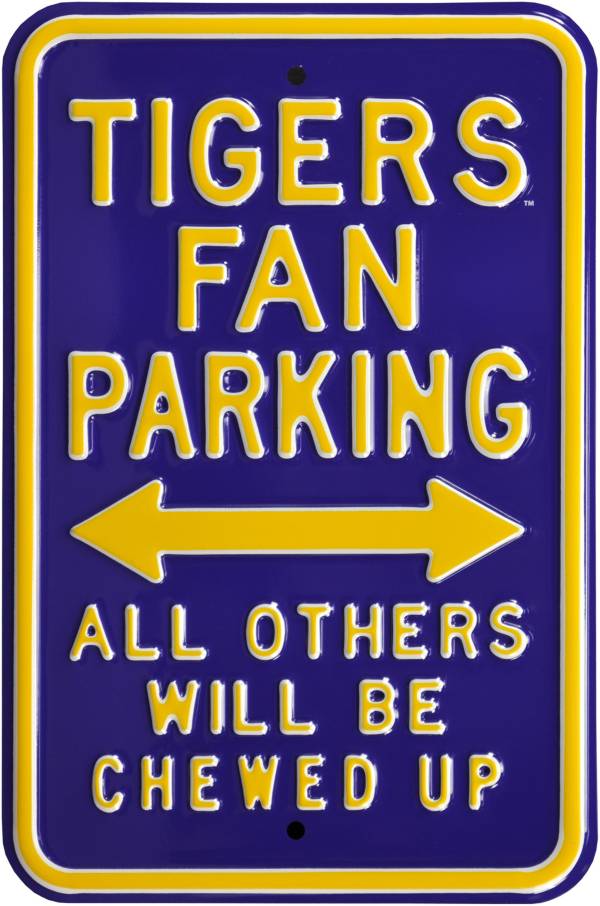 Authentic Street Signs LSU Tigers Parking Sign product image