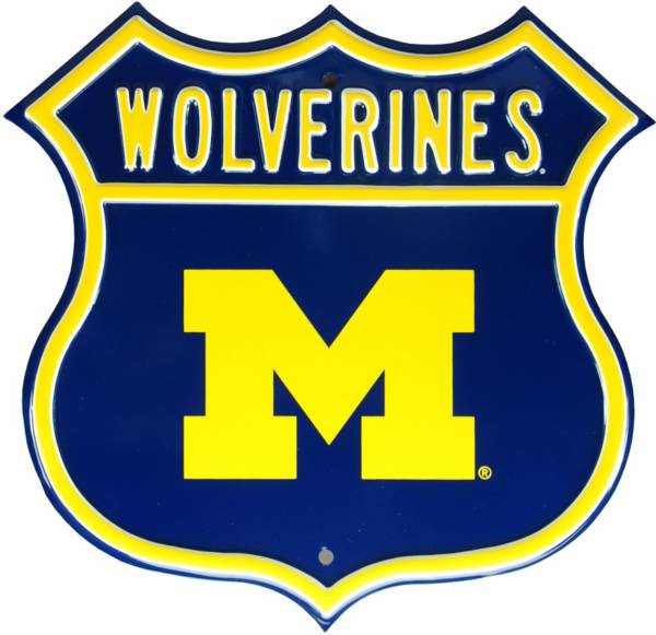 Authentic Street Signs Michigan Wolverines Route Sign product image