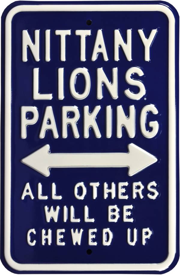 Authentic Street Signs Penn State Nittany Lions Parking Sign