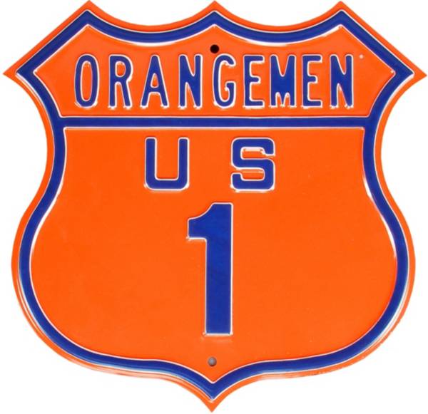 Authentic Street Signs Syracuse Orange Route Sign