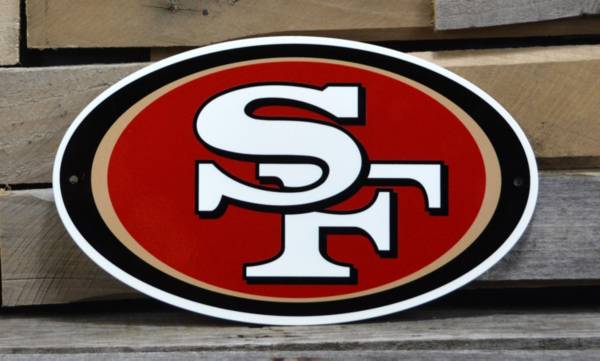 Authentic Street Signs San Francisco 49ers Steel Logo Sign