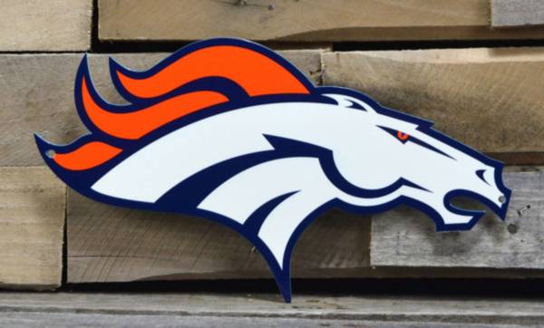 Authentic Street Signs Denver Broncos Steel Logo Sign