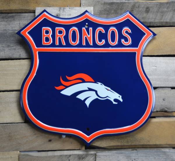 Authentic Street Signs Denver Broncos Route Sign