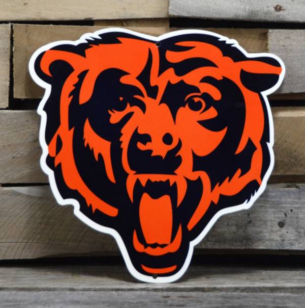 Authentic Street Signs Chicago Bears Steel Logo Sign