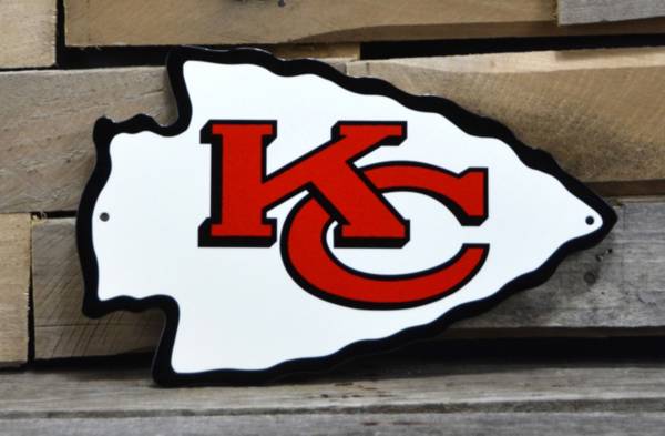 Authentic Street Signs Kansas City Chiefs Steel Logo Sign