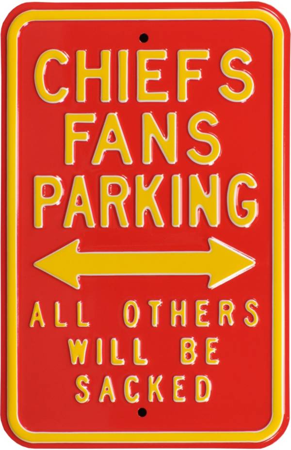 Authentic Street Signs Kansas City Chiefs Parking Sign