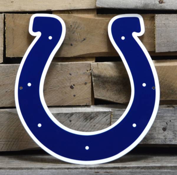 Authentic Street Signs Indianapolis Colts Steel Logo Sign