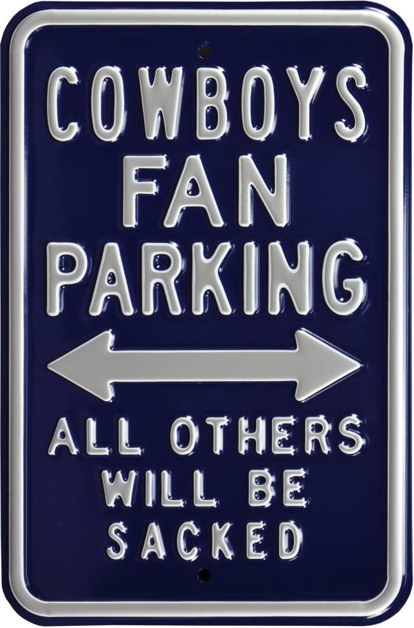 Authentic Street Signs Dallas Cowboys Parking Sign product image