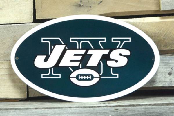 Authentic Street Signs New York Jets Steel Logo Sign