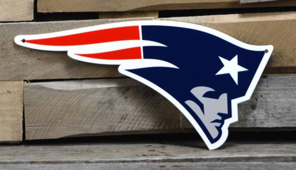 Authentic Street Signs New England Patriots Steel Logo Sign