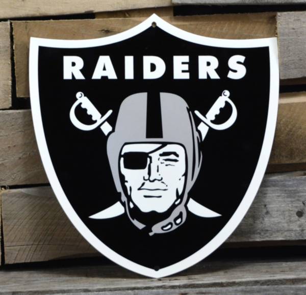 Authentic Street Signs Las Vegas Raiders Steel Logo Sign