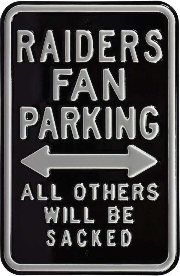Authentic Street Signs Las Vegas Raiders Parking Sign