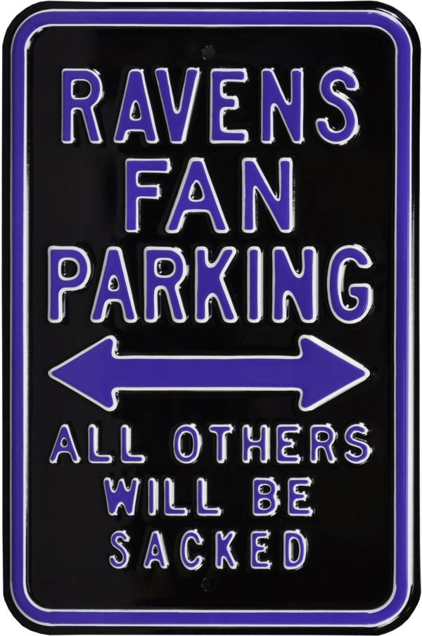 Authentic Street Signs Baltimore Ravens Parking Sign