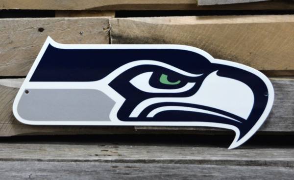 Authentic Street Signs Seattle Seahawks Steel Logo Sign