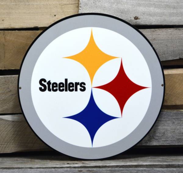 Authentic Street Signs Pittsburgh Steelers Steel Logo Sign
