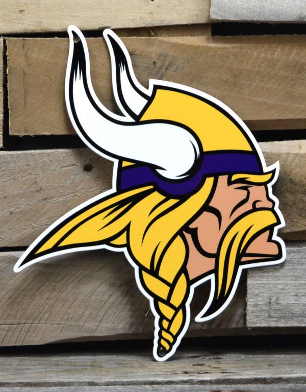 Authentic Street Signs Minnesota Vikings Steel Logo Sign