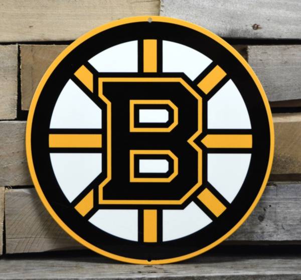 Authentic Street Signs Boston Bruins Steel Logo Sign