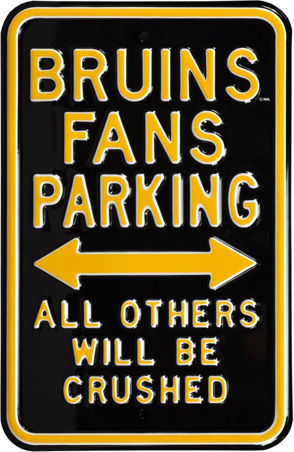 Authentic Street Signs Boston Bruins Parking Sign