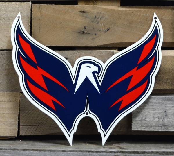 Authentic Street Signs Washington Capitals Steel Mascot Sign