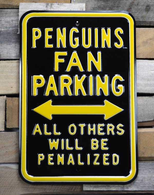 Authentic Street Signs Pittsburgh Penguins Parking Sign