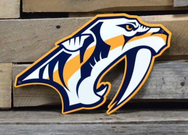 Authentic Street Signs Nashville Predators Steel Logo Sign