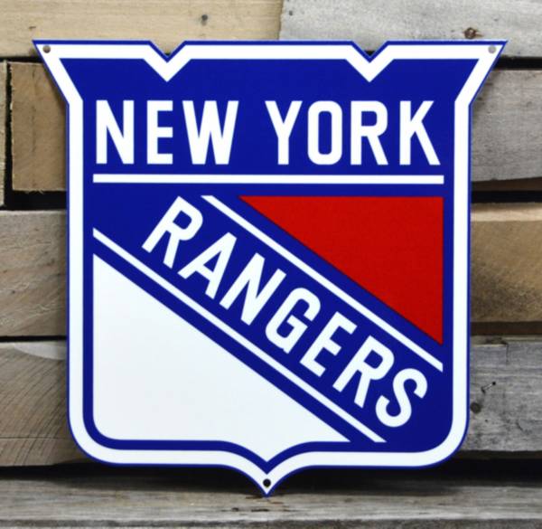 Authentic Street Signs New York Rangers Steel Logo Sign