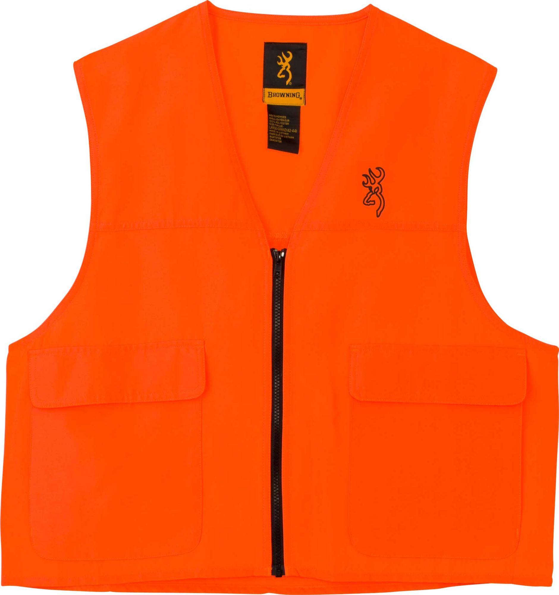 orange hunting vest