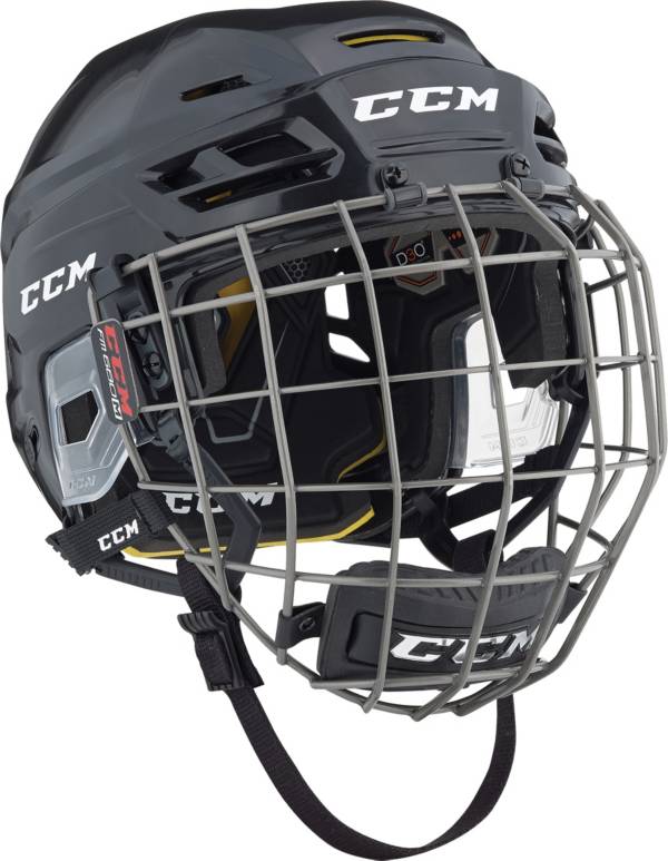 CCM Senior Tacks 310 Ice Hockey Helmet Combo