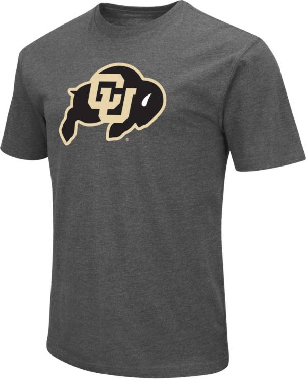 Colosseum Men's Colorado Buffaloes Grey Dual Blend T-Shirt